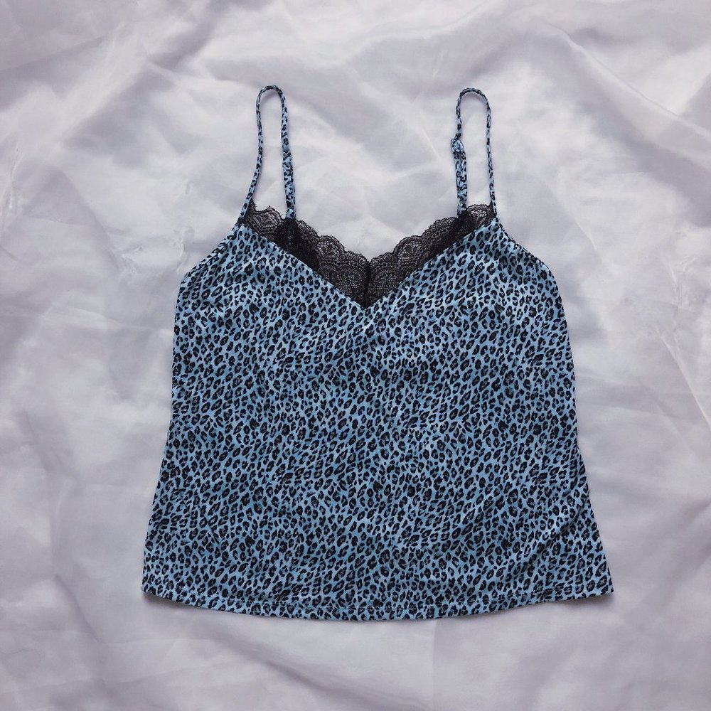 Lace Cheetah Cami Top